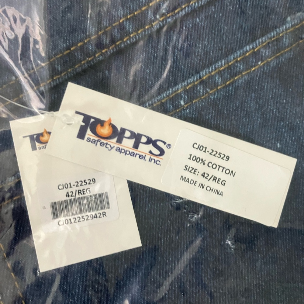 TOPPS SAFETY APPAREL ~  Fire Resistant Pants ~ Size 42/REG ~ NWT ~ US MADE